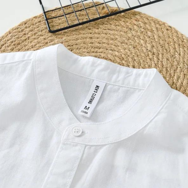 Camisa Linho Gola Padre Apollo W.