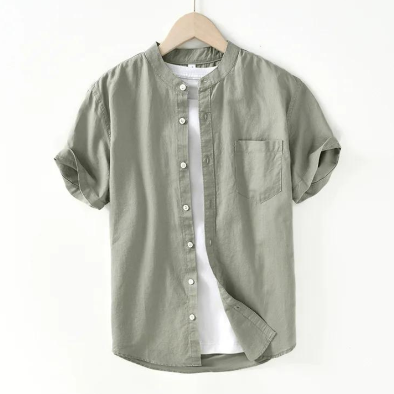 Camisa Linho Gola Padre Apollo W.