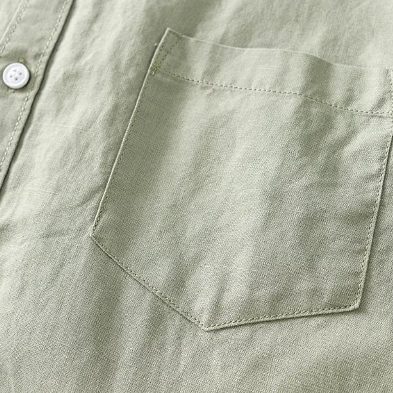 Camisa Linho Gola Padre Apollo W.