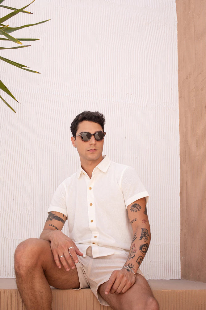 Camisa Tricô Off White