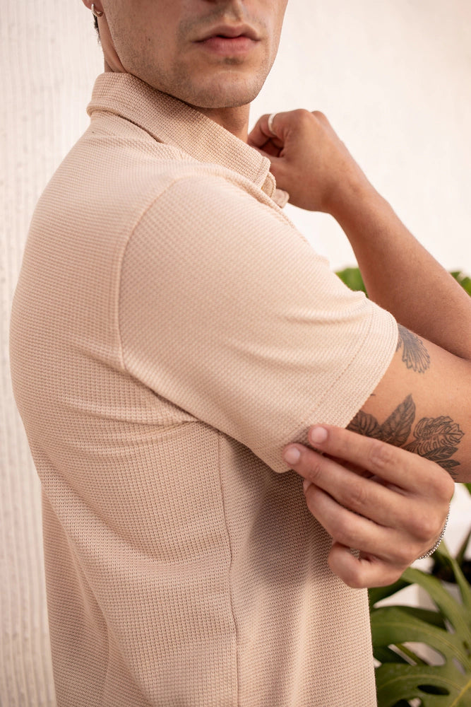Camisa Tricô Bege