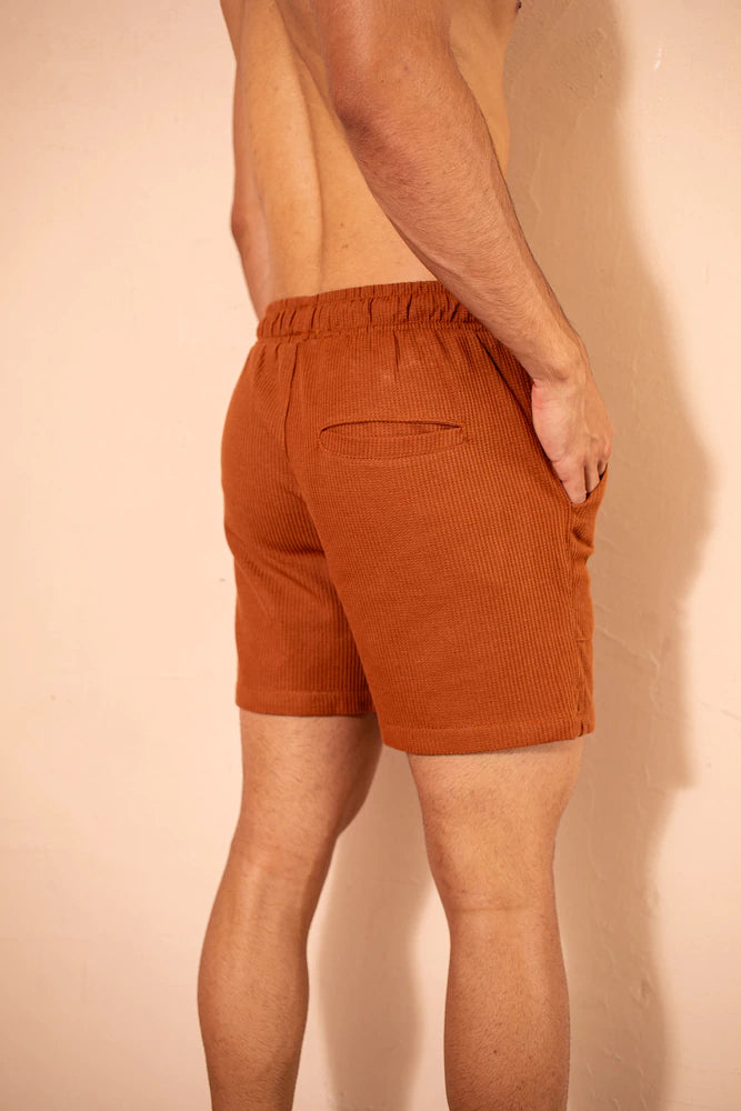 Short Tricô Caramelo