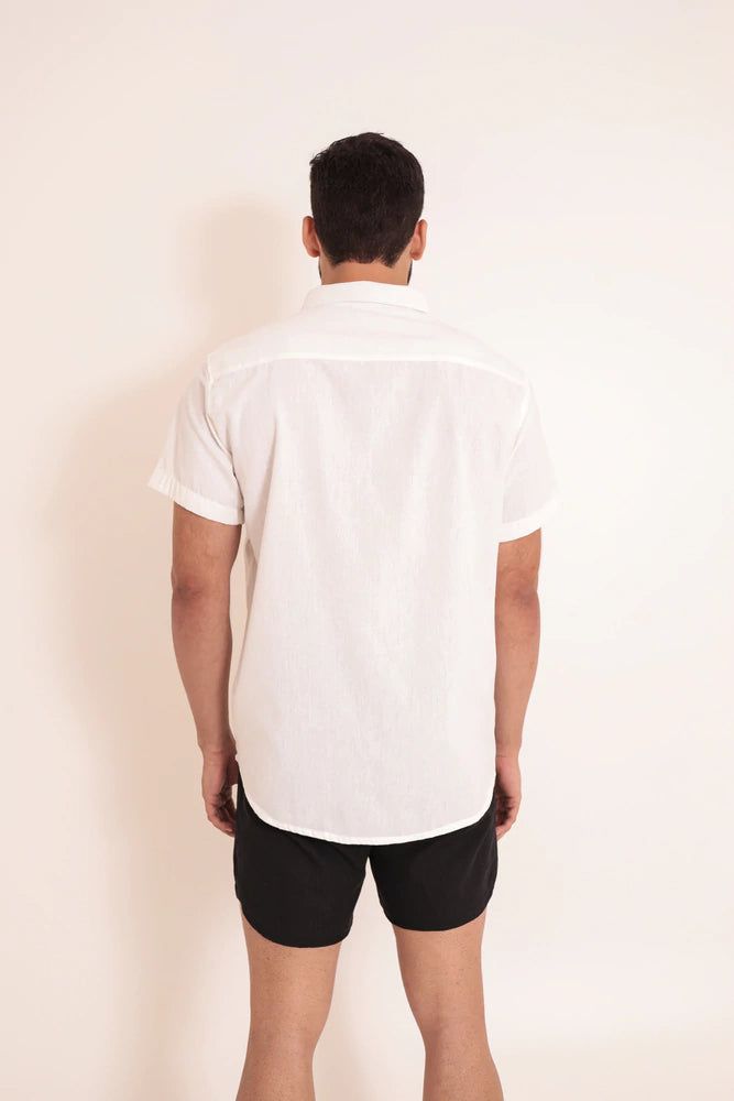 Camisa de Linho Off White