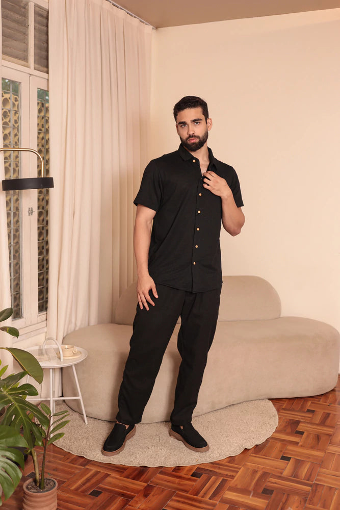 Camisa Tricô Preto