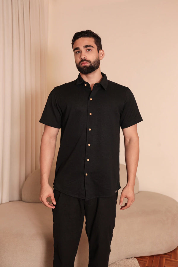 Camisa Tricô Preto